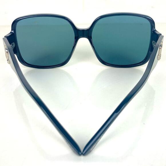 NWT * JIMMY CHOO Polarized Square Black Sunglasses - Picture 9 of 16